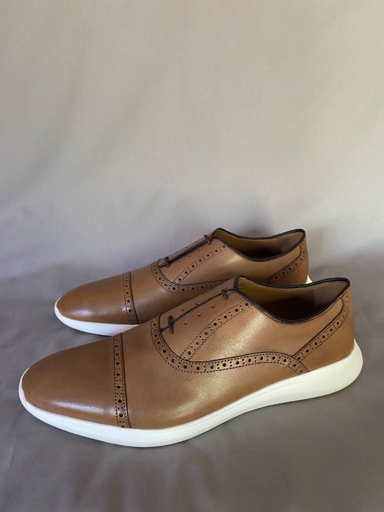 Johnston & Murphy Brown Leather Oxfords classic men\'s shoes Size 11.5 (new)